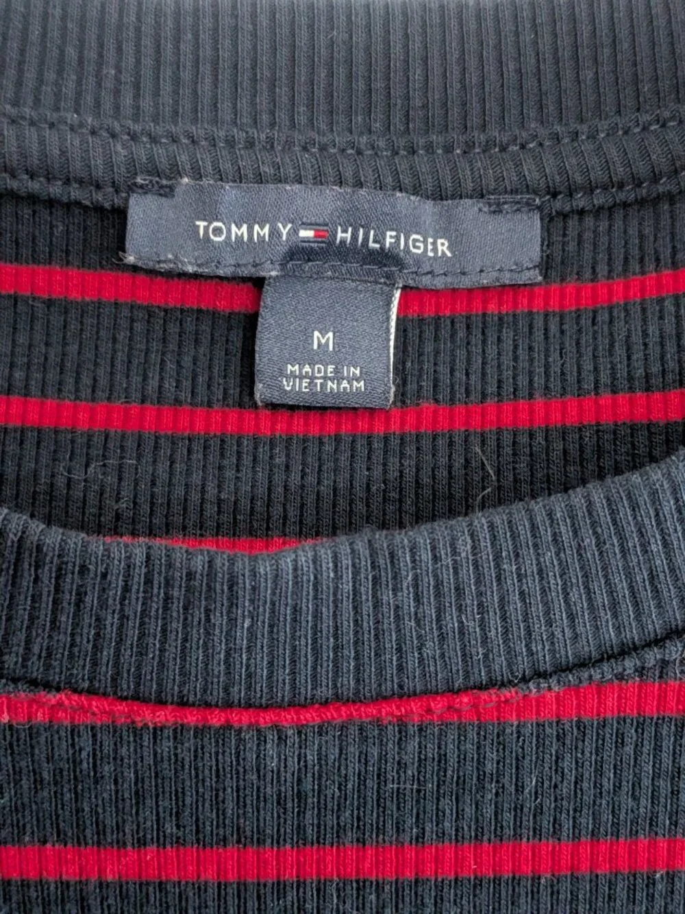 Tommy Hilfiger Navy/Red Stripe Sleeveless Tank Dress - Size M- Pre-owned - Picture 4 of 4